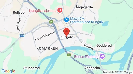 Restauranglokaler att hyra i Kungälv - Bild från Google Street View