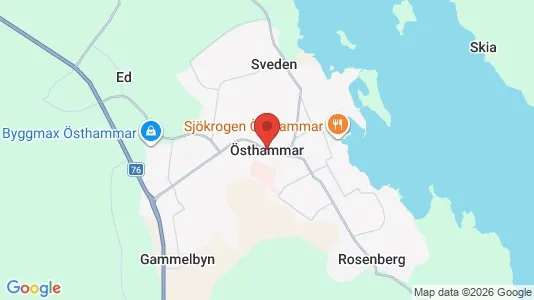 Kontorslokaler att hyra i Östhammar - Bild från Google Street View
