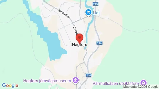 Restauranglokaler att hyra i Hagfors - Bild från Google Street View