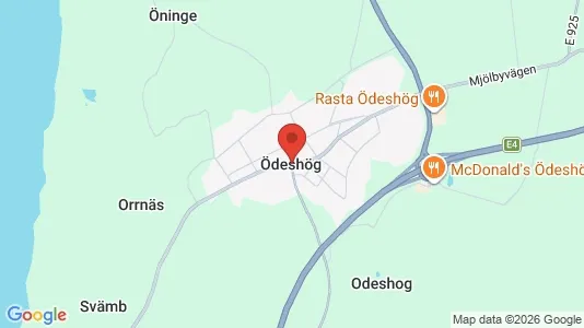Restauranglokaler att hyra i Ödeshög - Bild från Google Street View