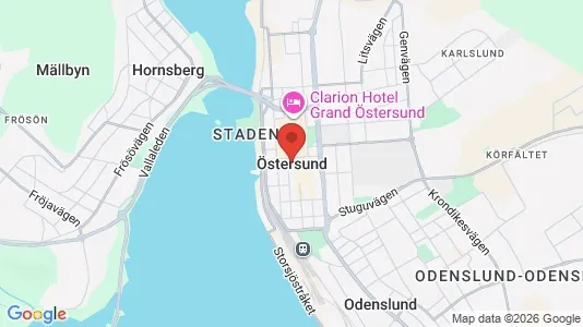 Restauranglokaler till försäljning i Östersund - Bild från Google Street View