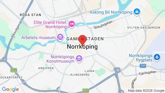 Restauranglokaler att hyra i Norrköping - Bild från Google Street View