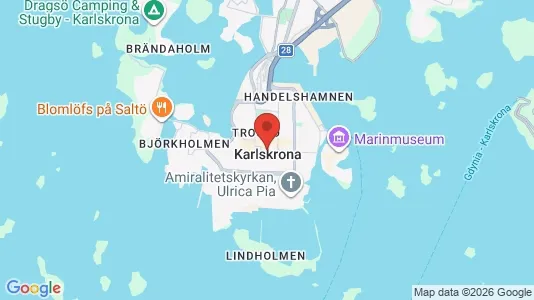 Restauranglokaler till försäljning i Karlskrona - Bild från Google Street View