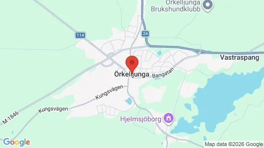 Hotell till försäljning i Örkelljunga - kort over placeringen