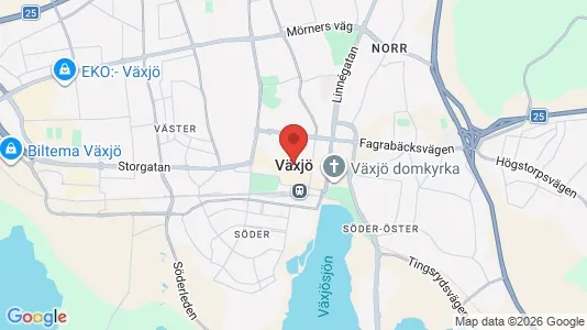 Restauranglokaler att hyra i Växjö - Bild från Google Street View