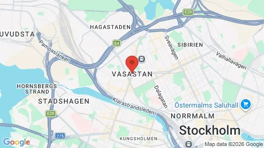 Hotell till försäljning i Vasastan - kort over placeringen
