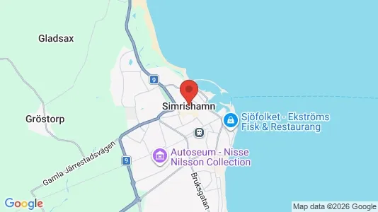 Restauranglokaler till försäljning i Simrishamn - kort over placeringen
