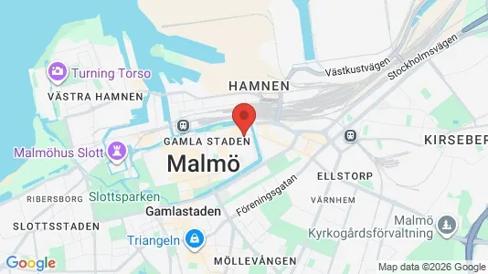 Restauranglokaler till försäljning i Malmö Centrum - kort over placeringen