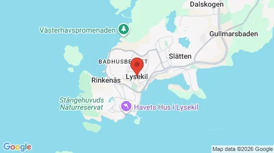 Restauranglokaler till försäljning i Lysekil - kort over placeringen