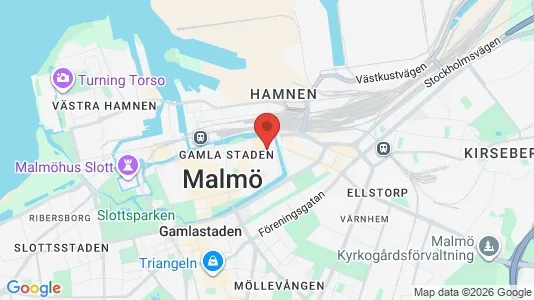 Restauranglokaler att hyra i Malmö Centrum - kort over placeringen